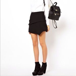 ASOS asymmetrical black skirt